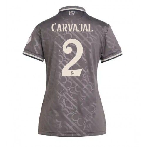 Dámy Fotbalový dres Real Madrid Daniel Carvajal #2 2024-25 Třetí Krátký Rukáv